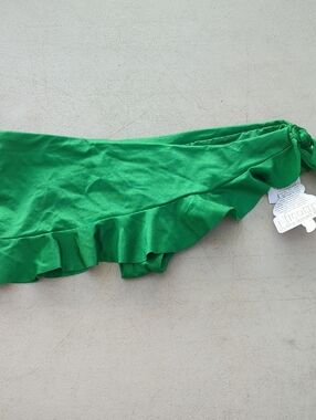 Nicolita Emerald Green Ruffle Bikini Bottom